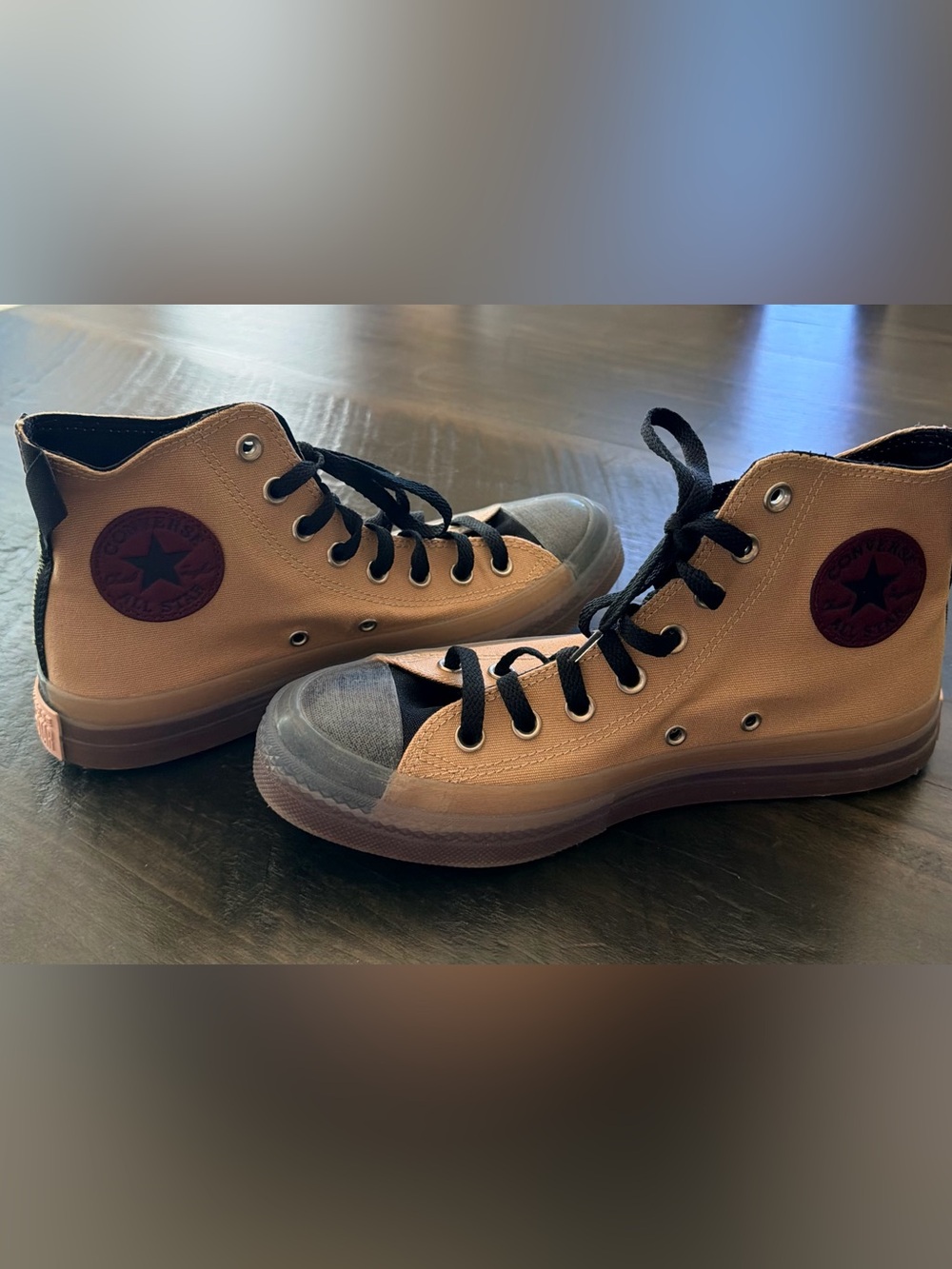 Converse unisex High-Top Sneakers in Tan